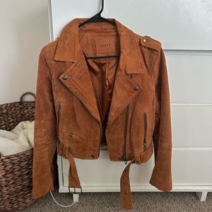 BLANKNYC Suede Moto Jacket